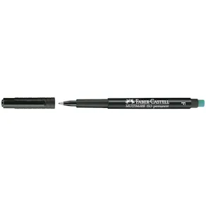 Märkpenna Faber Castell Svart, fine, 10st