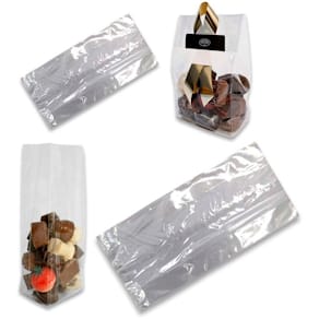 Cellofanposer 70x135x135 mm, 35 µm, fødevaregodkendt, 1000 stk