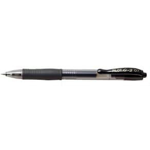 Gelkulpenna PILOT G-2 Medium Svart, 0.7mm