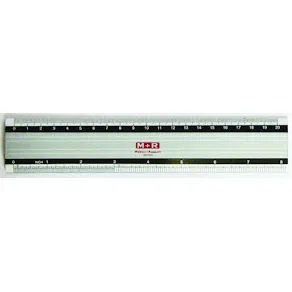 Linjal aluminium M+R 20cm