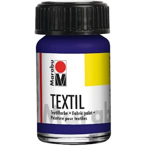 Textilfarbe Marabu Textil, dunkelblau, 15 ml