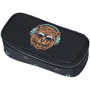 Schüleretui WALKER Fame 2.0 Bear Buddy, dark grey