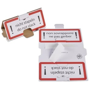 Topkonus Master'in Do Not Stack 600x329mm, 1-lags, FSC, 25 sæt