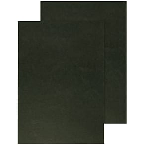 Einbanddeckel Q-CONNECT, Lederstruktur, A4, schwarz