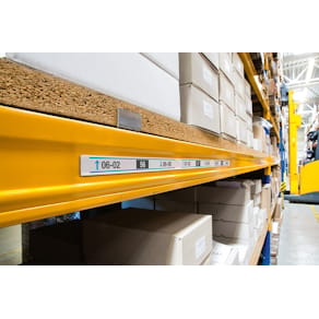 Skilteskinne Durable stål 80 x 1020 mm, 25 stk