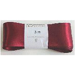Satinband GOLDINA Doppelsatin, 40mm x 3m, weinrot