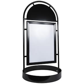 Gatuställ Gotic 70x100 rundfot svart