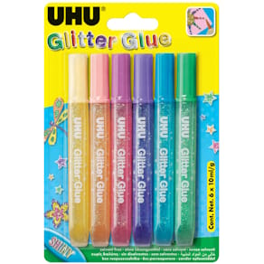 Glitzerkleber UHU Young Creativ' Shiny, 10 ml, 6 St.