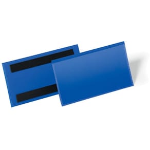 Etikettholder DURABLE 100x38 mag blå(50)