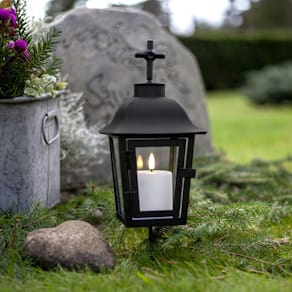 Blockljus STAR T LED Paula 10cm vit
