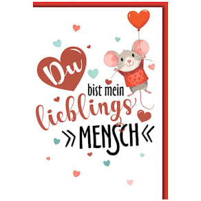 Grußkarte Valentinstag