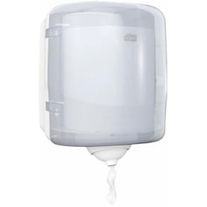 Aftørringspapirdispenser Tork Reflex M4, enkeltark, hvid