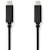 Kabel NEDIS USB-C - USB-C 1m svart