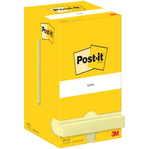 Post-it Notisar 76x76 gul (12)