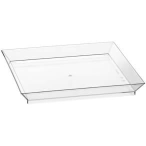 Bakke Cubik Crystal 130x130x15 mm PS, transparent, 100 stk