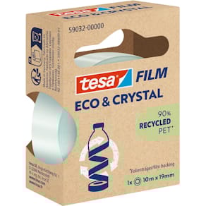 Plakband tesa eco & crystal, ft 19 mm x 10 m