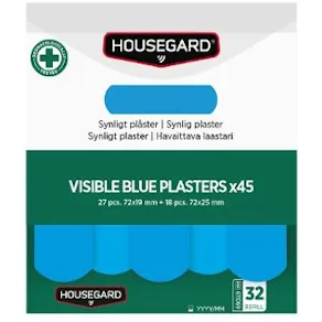 Plåster HOUSEGARD spårbara 2x45st