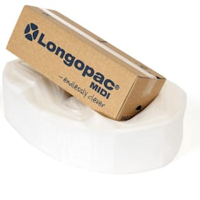 Säckkassett LONGOPAC Midi Standard 85m Transparent