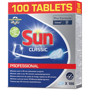 Spülmaschinentabs Sun Professional Classic, 100 Stück
