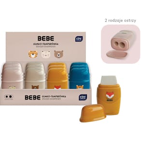 Doppelspitzer INTERDRUK BEBE Friends, mit Radierer, sortiert (12