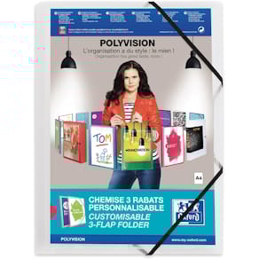 Elastomap Oxford Polyvision, A4, PP, transparant