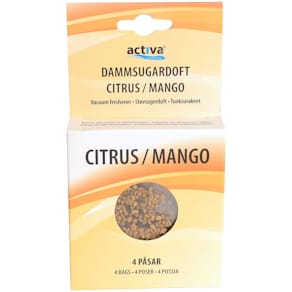 Dammsugardoftkulor Citrus Mango 4/fp