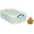 Opbergdoos Really Useful Box 50l, transparant, per stuk verpakt