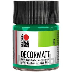 Acrylfarbe Marabu Decormatt, saftgrün, 50 ml