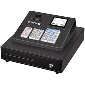 Registrierkasse Olympia K100, inkl. Kassenlade, schwarz