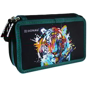 Schüleretui DONAU Motiv Tiger