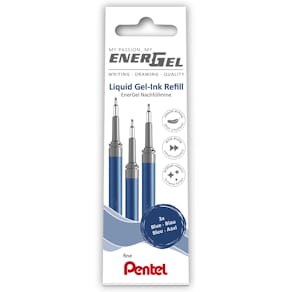 Refill Pentel EnerGel 0,25 mm blå, LRN5-3C, 12 stk