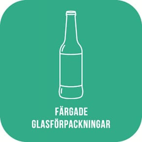 Dekal NORDEX färgad glasförpackning