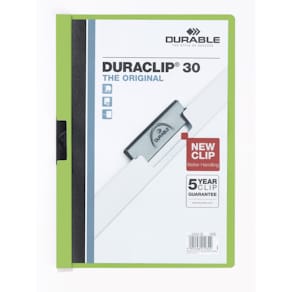 Klemmmappe Durable Duraclip Original 30, A4, grün