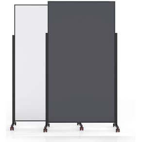 Whiteboardtafel Magnetoplan Vario Pin Filz, grau, Rahmen schwarz