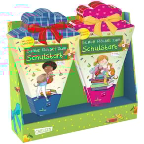Kinderbuch CARLSEN Schultüten Display, 2 Titel