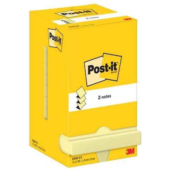 Notatblokk POST-IT ZN 76x76 CY (12)