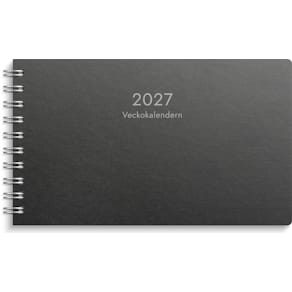 Burde Veckokalendern Eco Line 2027 svart