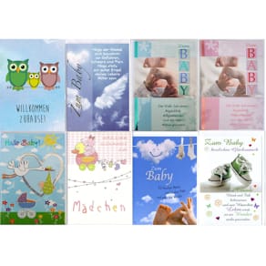 Briefumschlag Apollo Freudiges Ereignis, 10 Stück, Geburt
