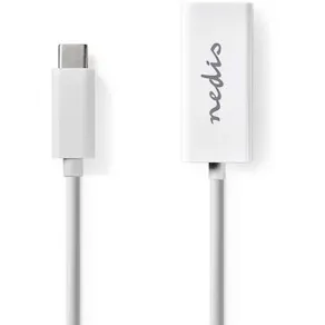 Adapter NEDIS USB-C ha - RJ45 ho 0,15m