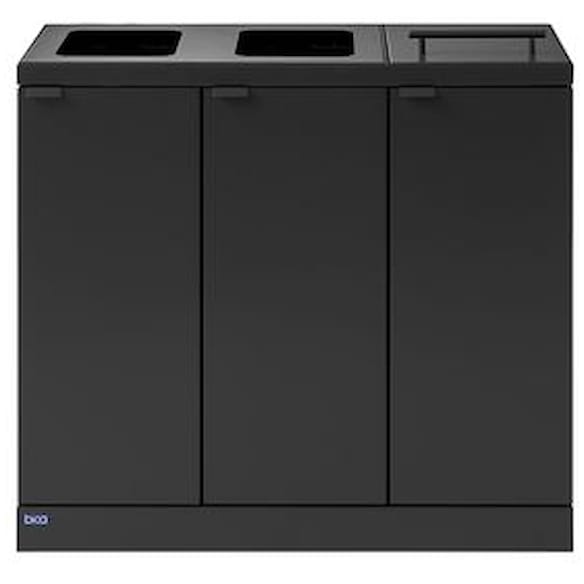 Avfallsbeholder BICA 887 3x45L antrasitt