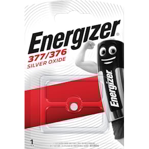 Knoopcel Energizer 377/376, op blister