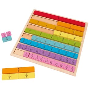 Brøk PLAYBOX lær brøk tre