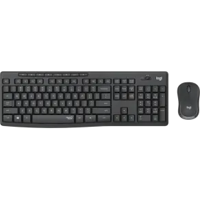 MK295 Silent Wireless Combo Desktop set, Graphite (Nordic)