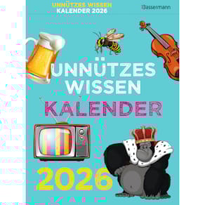 Kalender BASSERMANN Unnützes Wissen, 1 Tag/1 Seite, 400 Blatt