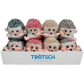 Plüschfigur TRÖTSCH Igel, sortiert
