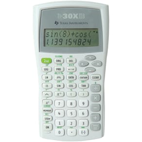 Schulrechner Texas Instruments TI-30X IIB 10stellig 172x247x31mm