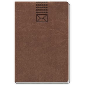 Adressbuch TRÖTSCH Soft Mini, braun