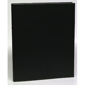 Ringmap Aurora, ft A4, 2 ringen 25 mm, PVC, zwart