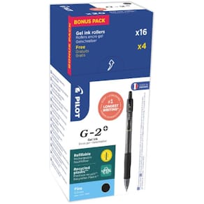 Geleroller PILOT G2+ 05 sort (20)