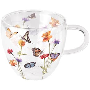 Teeglas AMBIENTE Butterfly garden, 0,2l